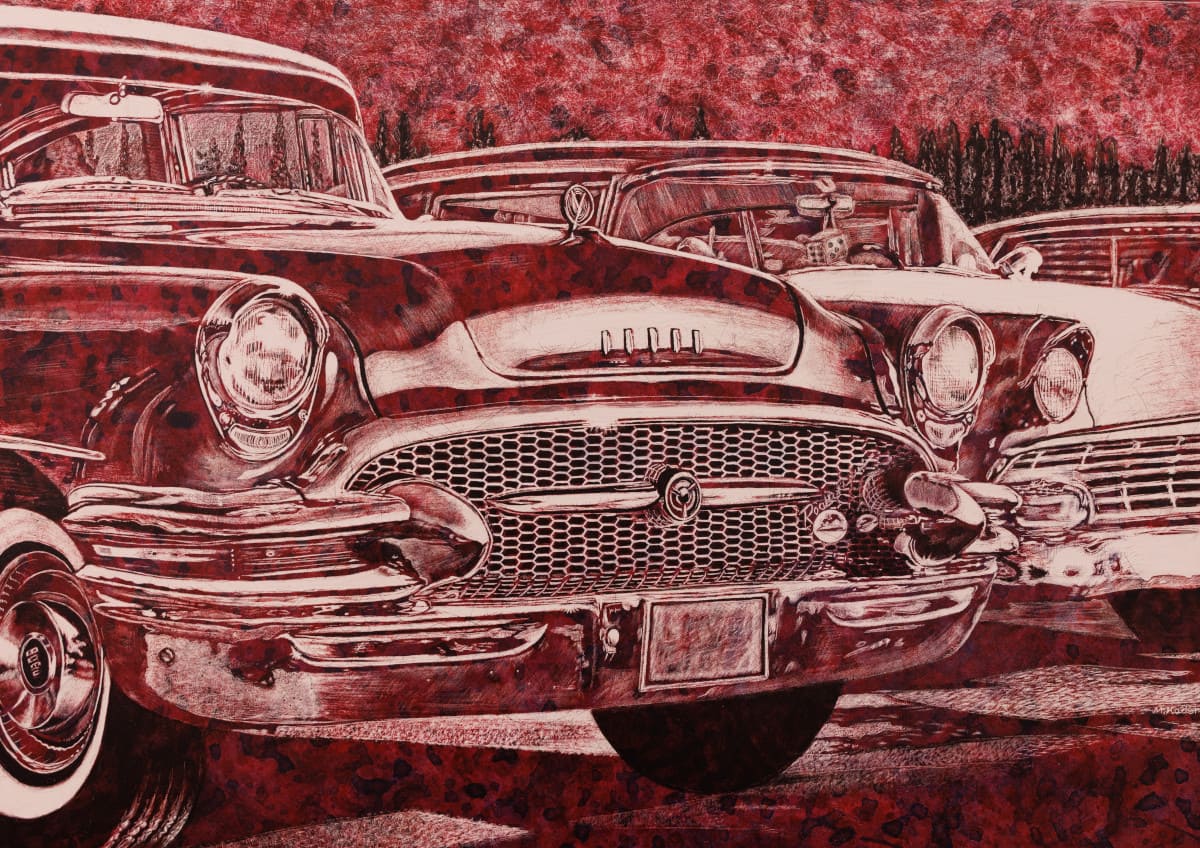 Classic cars 11”x14” Available